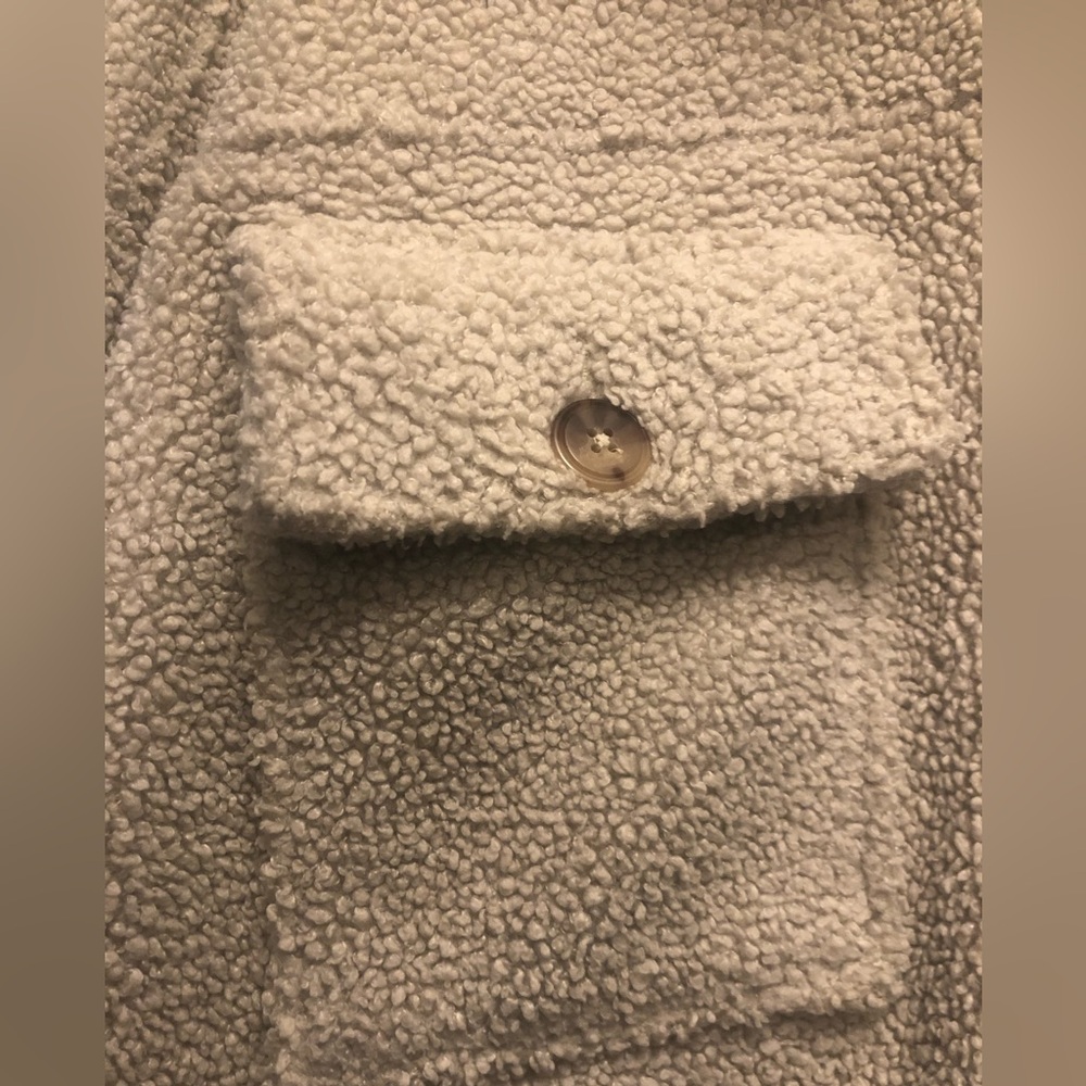 Lane Bryant Sherpa Button Front Coat Size 18/20 V… - image 3